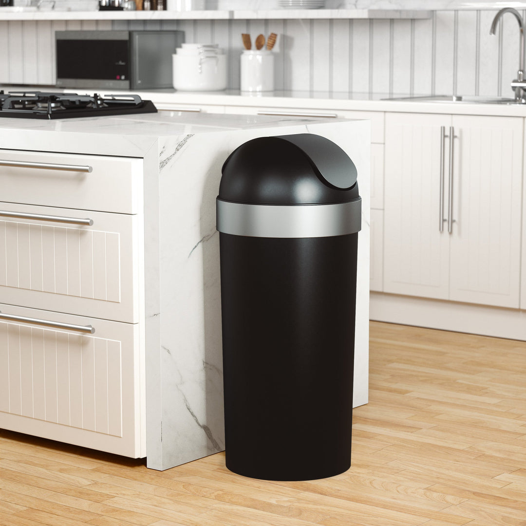 Kitchen Trash Cans | color: Black-Nickel | Hover