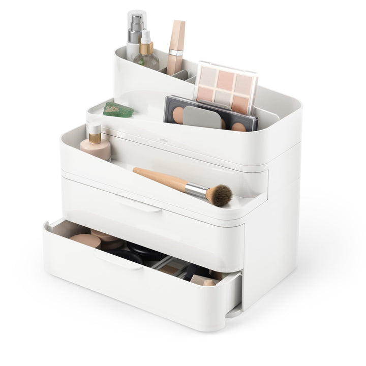 Cosmetic Organizers | color: White-Grey