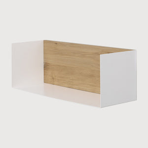 Oak U Shelf, Medium White