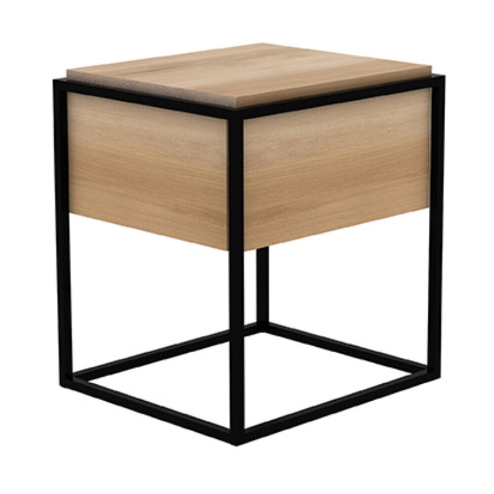 Oak Monolit Bedside Table