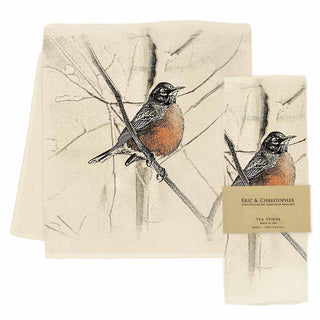 American Woodland Collective Robin Tea Towel