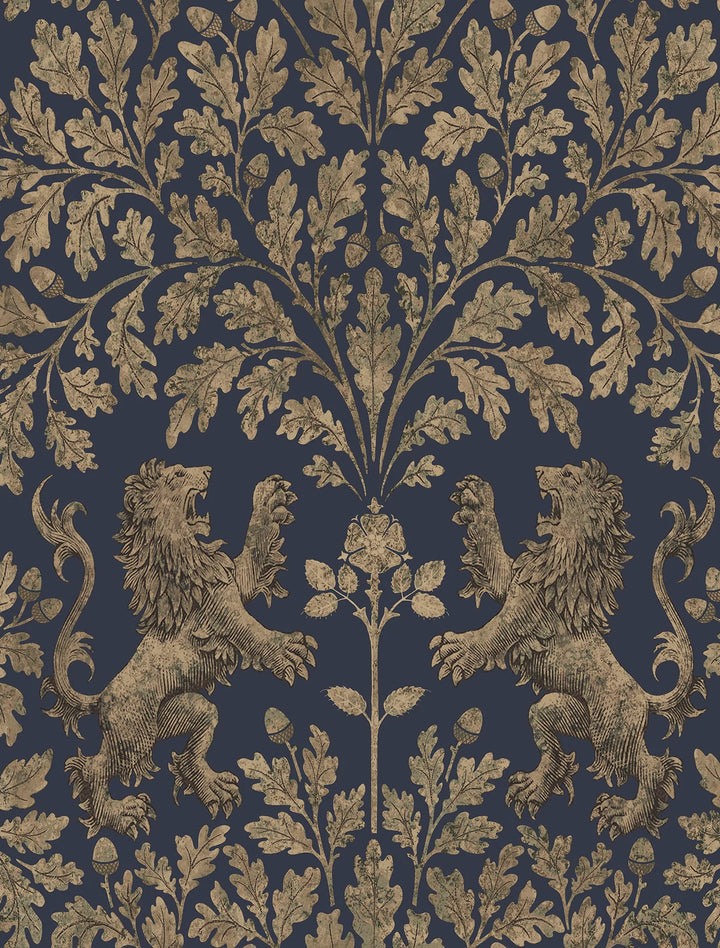 Boscobel Oak Wallpaper