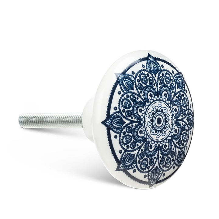 Blue Kaleidoscope Knob