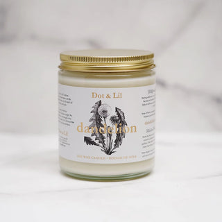 Dandelion Wildflower Soy Candle