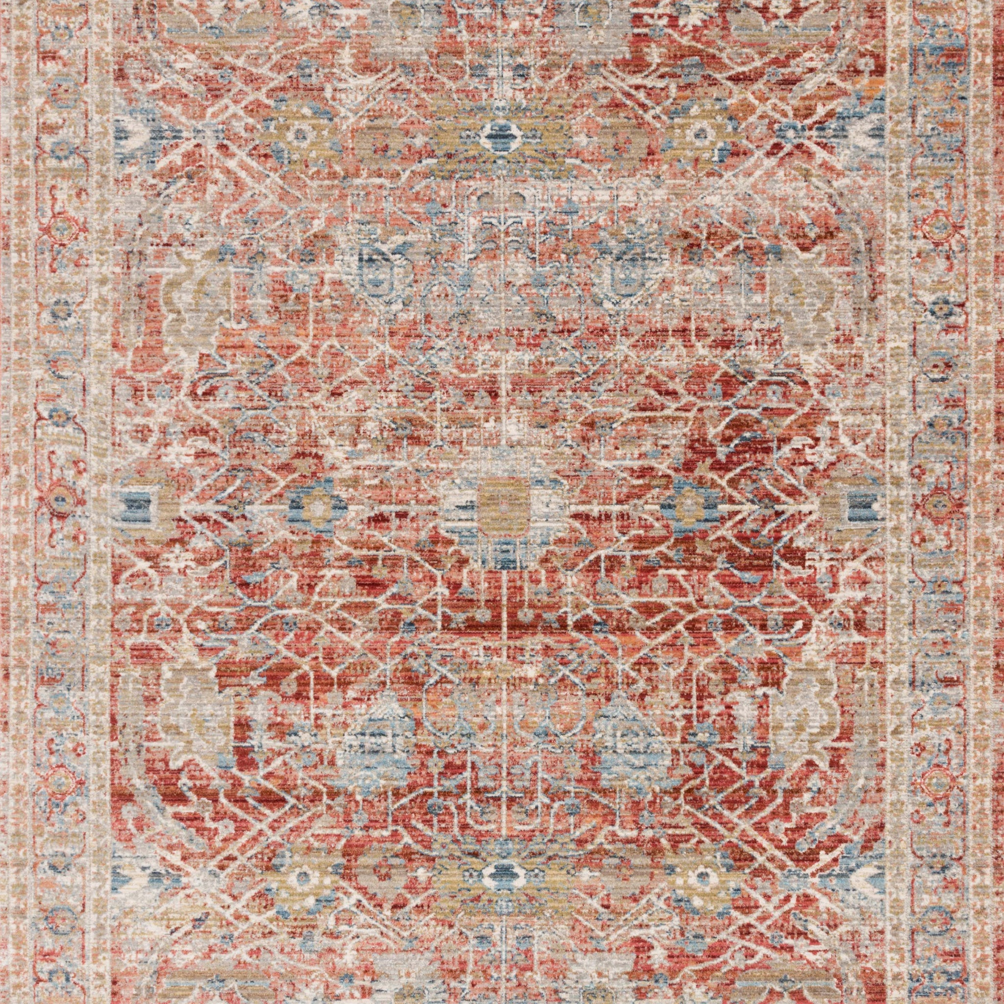 Loloi Claire Red / Ivory Rug CLE-01