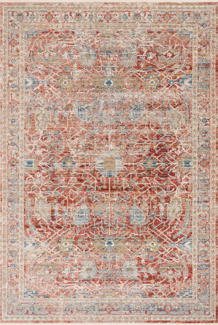 Loloi Claire Red / Ivory Rug CLE-01
