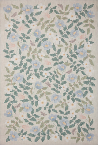 Rifle Paper Co. x Loloi Cotswolds Sand 8'-6" x 11'-6" Area Rug