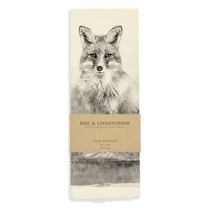 American Woodland Collective Fox Tea Towel