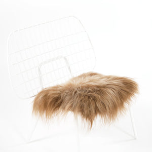 Brown Icelandic Sheepskin Chair Pad
