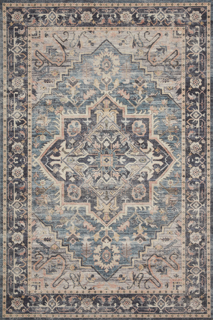 Hathaway Navy/Multi Rug HTH-01 by Loloi II