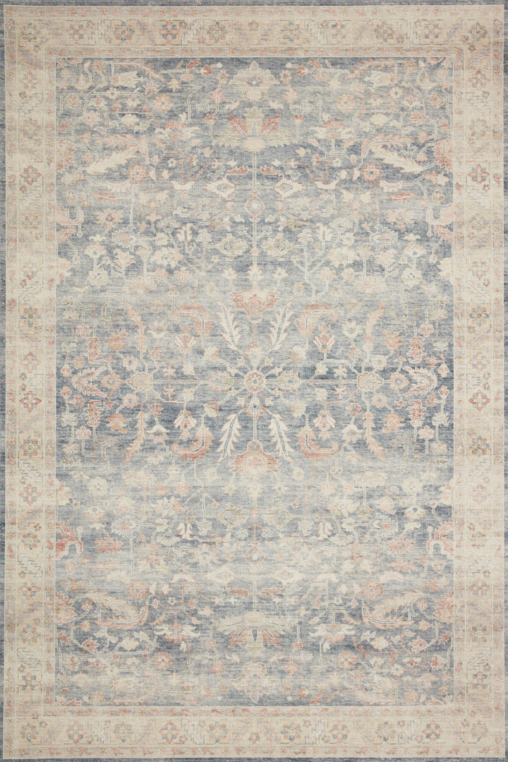 Loloi II Hathaway Denim / Multi Rug HTH-02