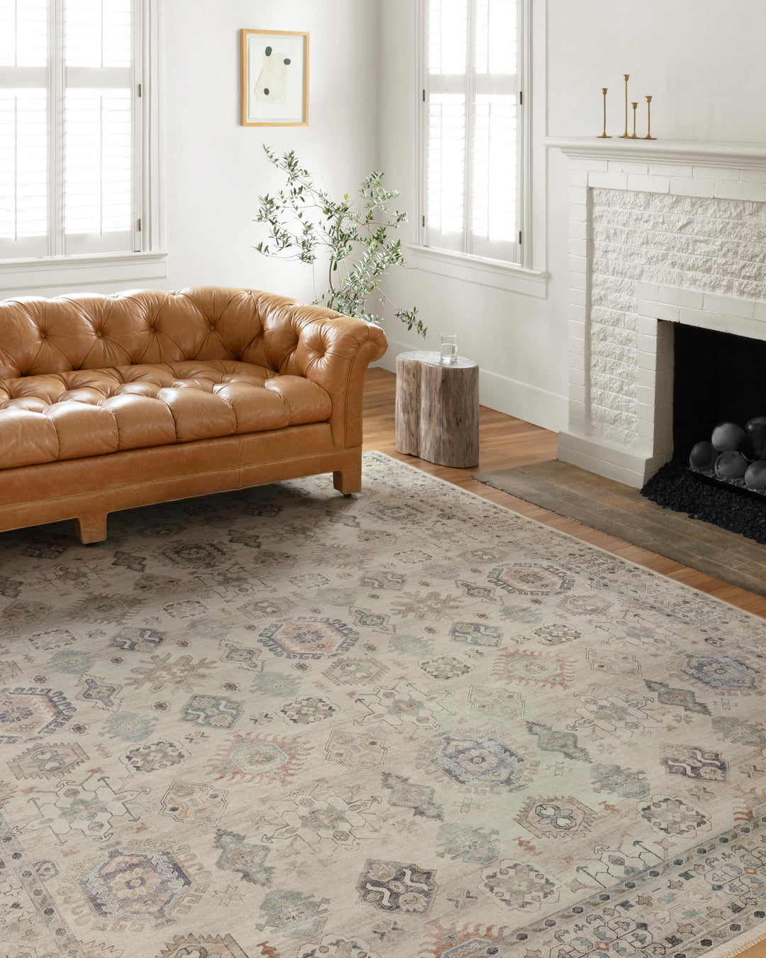 Hathaway Beige/Multi Rug HTH-04 by Loloi II