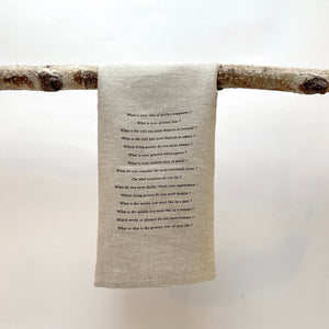 Proust Tea Towel - Natural Linen