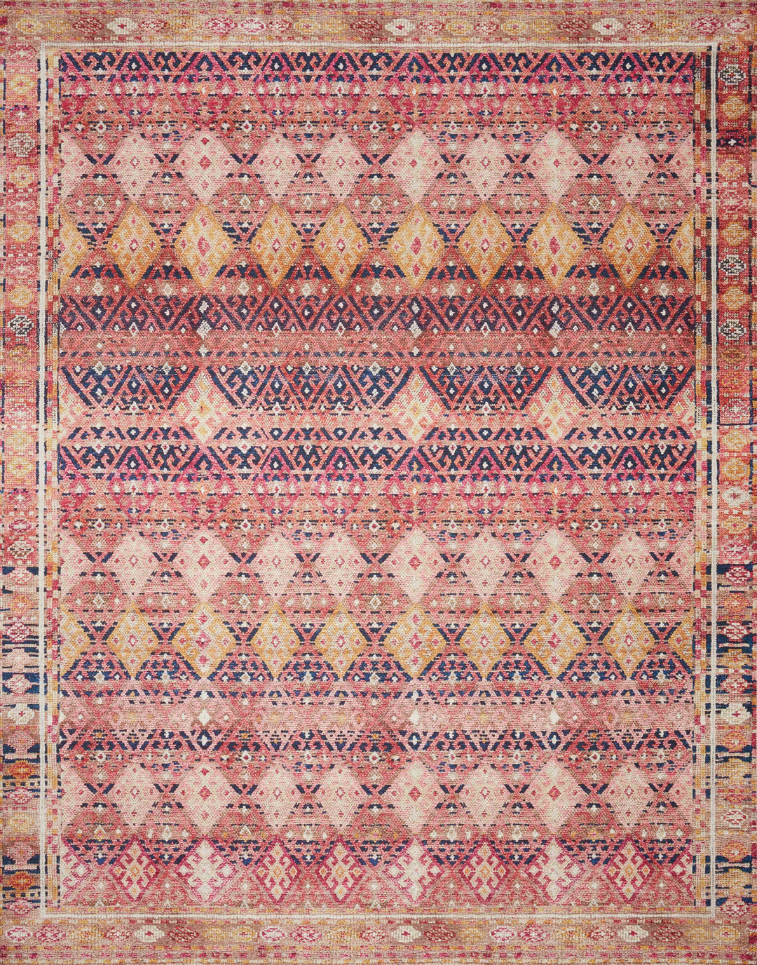 Layla Magenta / Multi Rug LAY-15 by Loloi II