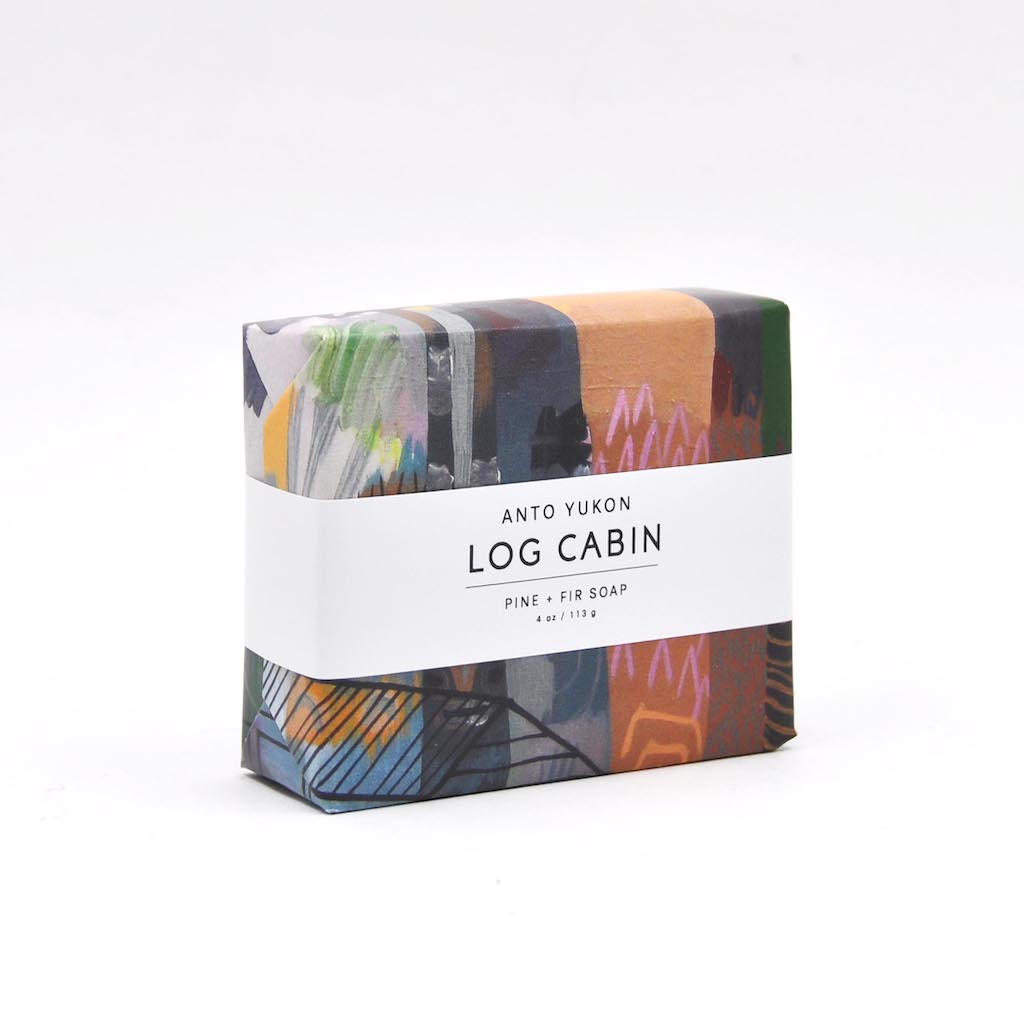 Log Cabin - lavender, mint and eucalyptus 4 oz bar