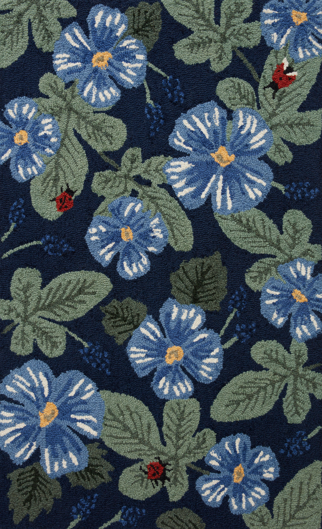 Rifle Paper Co. x Loloi Minnie Navy 2'-3" x 3'-9" Accent Rug
