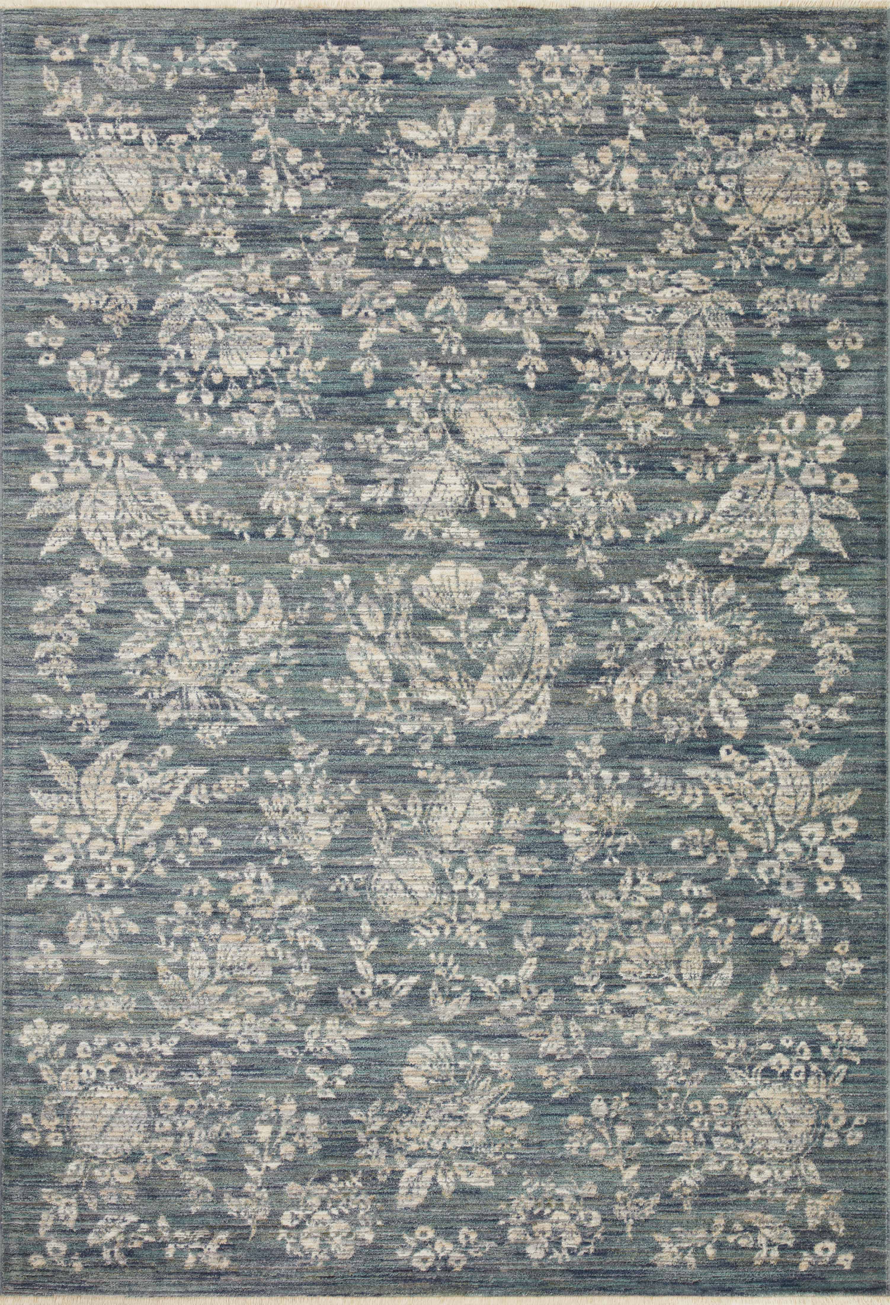 Provence Indigo Rug PRO-06 by Rifle Paper Co. x Loloi | Tuck Studio – TUCK