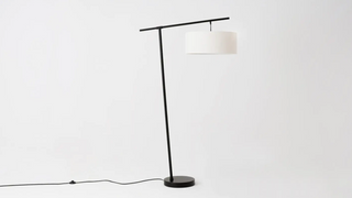 Conick Floor Lamp, Black/Cream