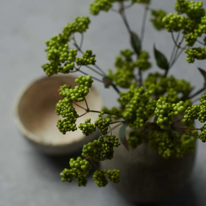 Wild Berry Stem Green - Artificial Flower