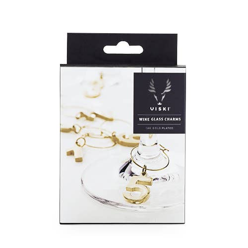 Belmont Gold Plated Wine Charms