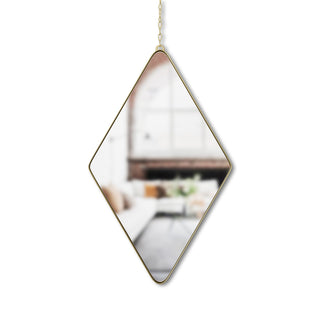 Wall Mirrors | color: Matte-Brass | size: 11x7"""" (29x18 cm)