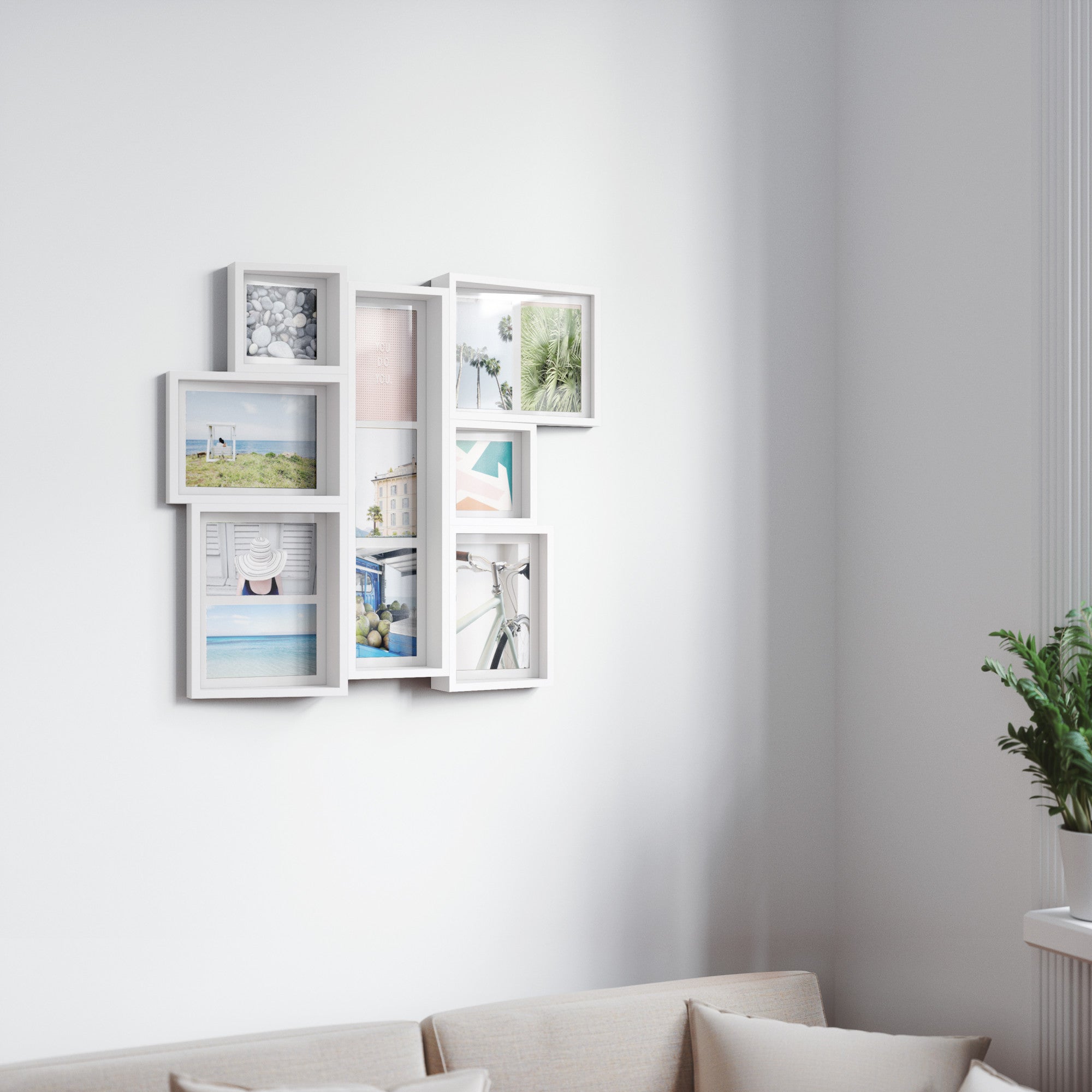 Wall Frames | color: White | size: Large-Gallery | Hover