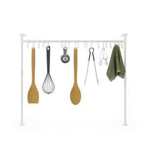 Kitchen Organization | color: White | size: 20 Hooks