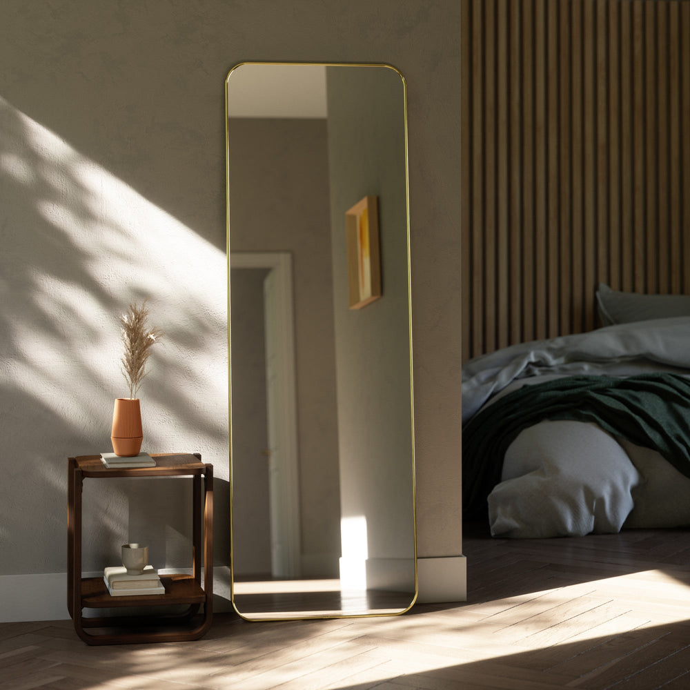 Floor Mirrors | color: Brass | Hover