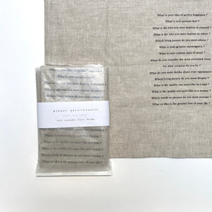 Proust Tea Towel - Natural Linen