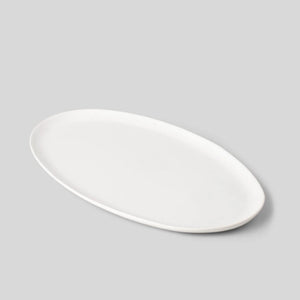 The Oval Serving Platter - Speckled White