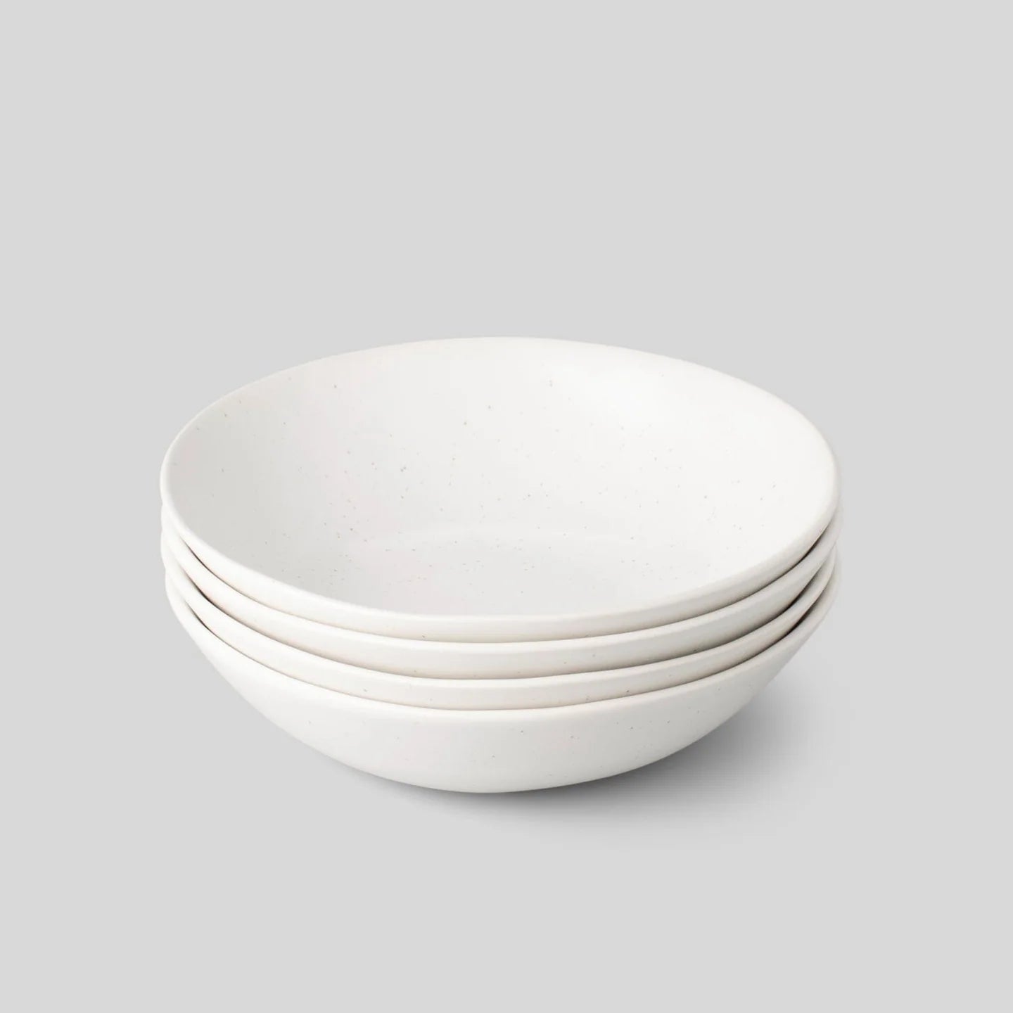 The Pasta Bowls (4) - Speckled White