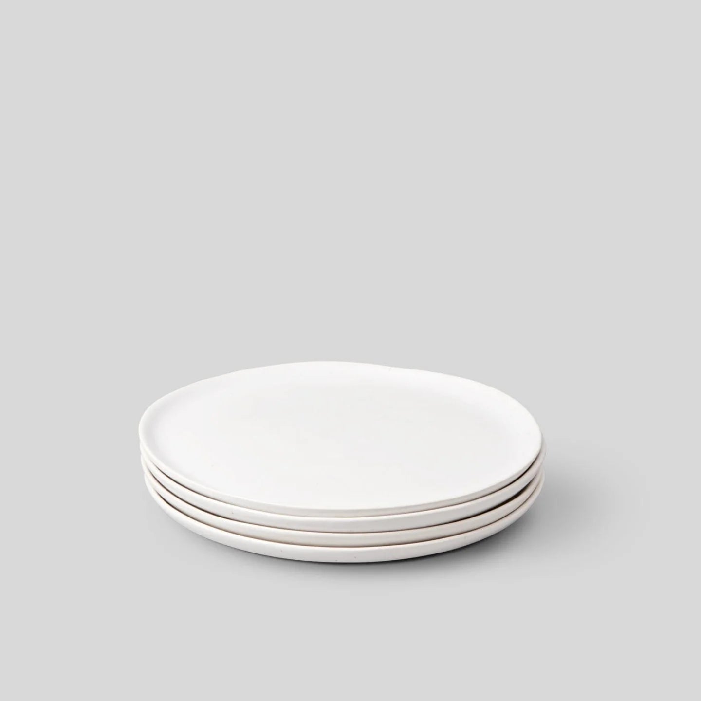 The Salad Plates (4) - Speckled White